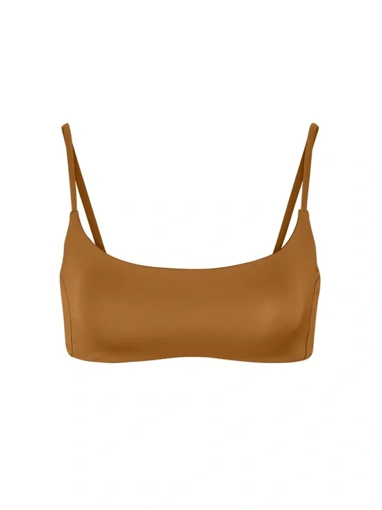 Left on Friday Pool Days Swim Top Small Tan Lines A-C Cup - Picture 2 of 12